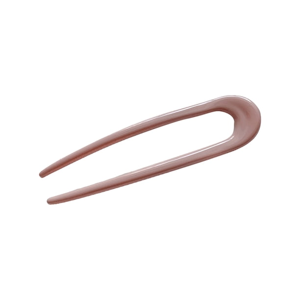 Qarigey Palillos para el cabello en forma de U, moda para chicas, elegante horquilla hecha a mano para mujeres, soporte ligero, accesorios para la cabeza Accesorio para el cabello Rosado Qarigey AP011005-05B