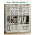 thumbnail image 3 of 11-Tier Shoe Storage Cabinet, Free Standing Closet Organizers and Storage with 31 Open Cubbie, 3 of 7