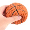 thumbnail image 3 of Dog Molar Basketball Dog Squeaky Toy Dog Chew Ball Pet Squeaky Interactive Ball, 3 of 7