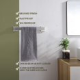 thumbnail image 6 of KOKOSIRI 12-Inch Single Towel Bar Bathroom Kitchen Towel Holder Wall Mounted SUS304 Stainless Steel Towel Rack Brushed Nickel B4003BR-L12, 6 of 7
