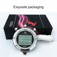 thumbnail image 3 of Wisewang Waterproof Digital Stopwatch Multifunction Lap Competition String Metal Display Chronograph Timer Counter Sports Relogio 4, 3 of 5