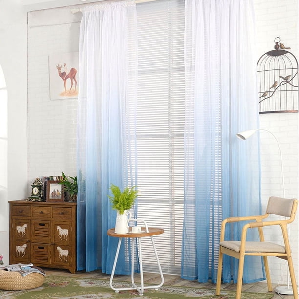Nvzi Cortinas transparentes con textura, paneles transparentes para privacidad, ligeros y aireados, para dormitorio, sala de estar, patio, puerta de vidrio (2 piezas, 78,7 x 39,3 pulgadas, A49)
