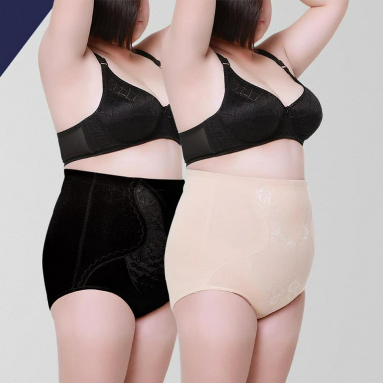 Women Tummy Control Underwear High Waisted Slimming Shaper Panty Pack of 2