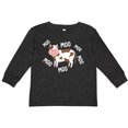 thumbnail image 3 of Inktastic Cute Cow Moo Farm Animal Boys or Girls Long Sleeve Toddler T-Shirt, 3 of 5