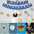 thumbnail image 4 of 16 Pcs Father's Day Bags Father's Day Gift Bags Father's Day Party Favors Bags for Dad Grandpa Father's Day Party Supplie, blue black, 4 of 4