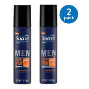 Suave Men Strong Hold Unscented Hair Spray, 7 oz (2 Pack)