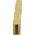 thumbnail image 4 of Ekena Millwork 3"W x 16"D x 16"H Valencia Rough Cedar Woodgrain TimberThane Knee Brace, Primed, 4 of 6