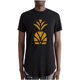 thumbnail image 1 of Hombres manga corta casual cuello redondo estampado de piña pulóver deportes de longitud media camiseta blusa tops Pompotops oipoqjl6374, 1 of 3