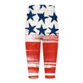 thumbnail image 5 of YDLCAFD Capris For Women Print Pants Bottom High Waist Drawstring Joggers, 5 of 5