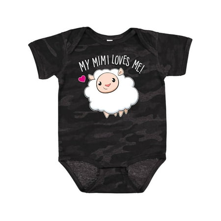 

Inktastic My Mimi Loves Me- cute sheep Gift Baby Boy or Baby Girl Bodysuit