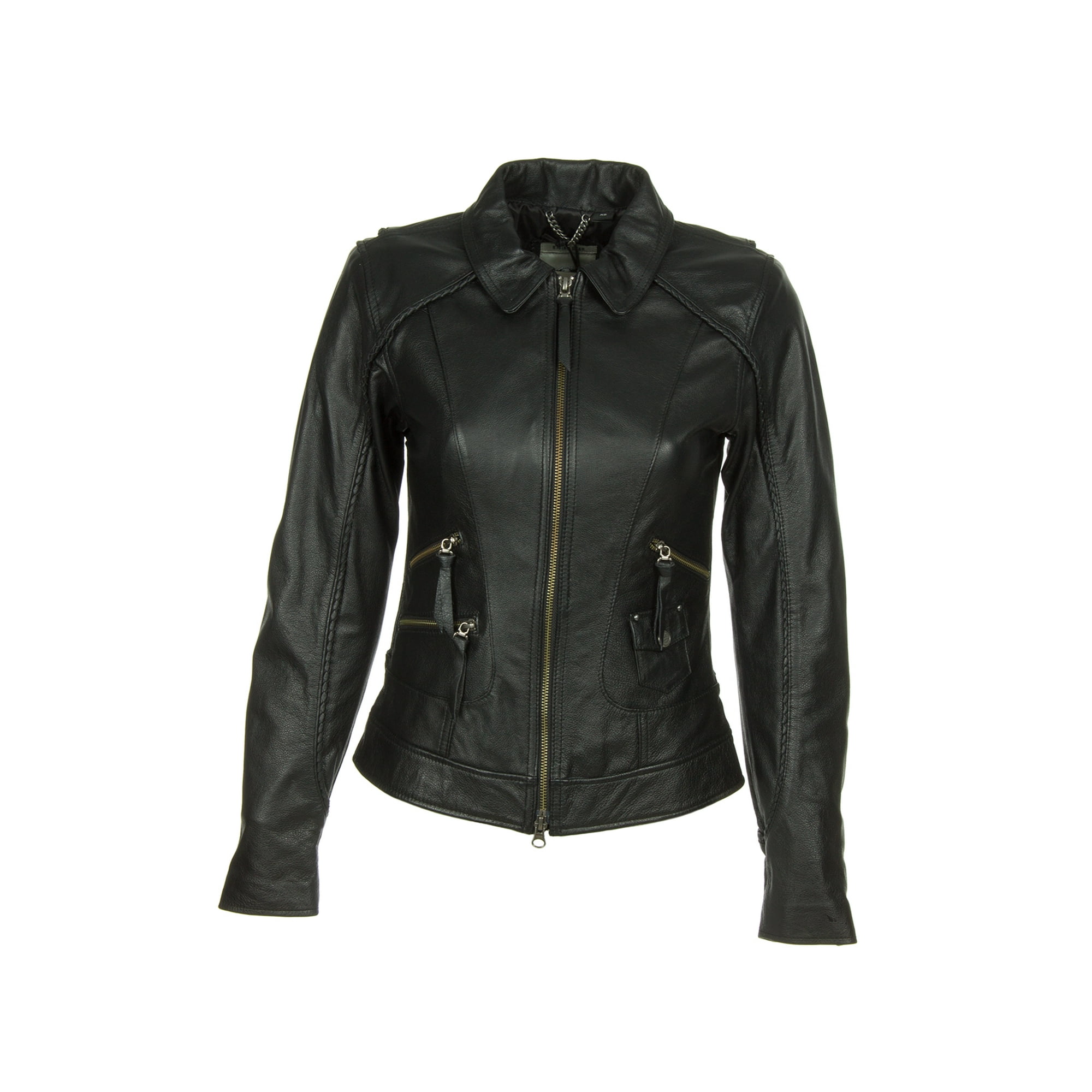 Harley Davidson Women S Jacket Heritage Black Leather Model 98064 13vw
