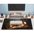thumbnail image 5 of Cute Book Lover Desk Mat Dark Academia Mouse pad XXL Large Extended Mousepad Gaming Desk Pad with Stitched Edges, Cozy Lofi Deskmat Laptop Computer Keyboard and Mouse Mat Decor Pad, 31.5x15.7 in, 5 of 6