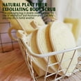 thumbnail image 5 of Emlimny 3 Pack Natural Loofah Exfoliating Body Scrubber Pads ,Natural Loofah Sponge Body Scrubber Shower Luffa Sponge with Hooks,Plant Based Shower Luffa Sponge loofah for women and Men, 5 of 7