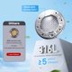 thumbnail image 5 of Luz para piscina SURAIELEC LED de 6" 120V blanco frío resistente al agua, 5 of 7