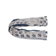 thumbnail image 1 of Gravity Threads Paisley Elephant Vintage Solid Viscose Scarf, Elephant Navy, 1 of 1