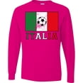 thumbnail image 3 of Inktastic Italian Soccer Long Sleeve T-Shirt, 3 of 5