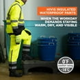 thumbnail image 2 of RefrigiWear HiVis Insulated Waterproof Pants, 2 of 6