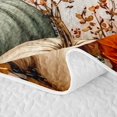 thumbnail image 5 of Manfei Harvest Season Hummingbird Quilt Full,Farmhouse Pumpkin Full Bedspread Sets,3-Piece,1 Coverlet and 2 Pillowcases, 5 of 7