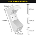 thumbnail image 3 of Squeaky Floor Repair Kit, Floor Repair Tool, Reconnects Subfloor to Brackets and Eliminates Squeaky Floor Sounds 12PCS, 3 of 5