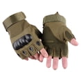 thumbnail image 4 of Guantes deportivos antideslizantes de medio libre para hombre para escalada, senderismo, conducción L, 4 of 6