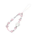 thumbnail image 4 of EHJRE Beaded Phone Lanyard Wristlet Lightweight Cute Beaded Phone Case Wrist Strap 22cm, 4 of 9