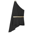 thumbnail image 6 of Doomiva Men Adult Costume for Halloween Ancient Greek Roman Toga Costume Theme Party Fancy Dress Up Black XL, 6 of 7