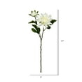 thumbnail image 2 of Vickerman 17" Artificial Cream Dahlia Spray. Includes 6 sprays per pack., 2 of 3
