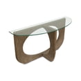 thumbnail image 3 of Magnussen Home Lainey Almond Demilune Sofa Table, 3 of 7