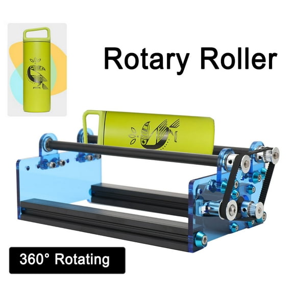 CDZHLTG Y-axis Rotary Roller 360° Rotating For Laser Engraving Cylindrical Objects