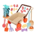 thumbnail image 1 of Juguetes de arena de playa,Juguetes de arena de playa para niños y niñas de 3 a 5 años,Juego de juguetes de playa para exteriores,cubo,carrito,pala y rastrillo,Carro de juguete de playa con, 1 of 8