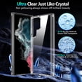 thumbnail image 4 of Crystal Clear Designed for Samsung Galaxy S22 Ultra Case,[Anti-Yellowing][Military Grade Drop-Proof] Slim Fit Soft TPU + PC Shockproof Case-Clear, 4 of 7