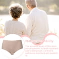 thumbnail image 4 of Vogacara Bragas para mujeres adultas, ropa interior menstrual, pantalones de algodón para la menstruación, bragas para el período de cintura, lencería masajeadores Vogacara CE013442-00, 4 of 6