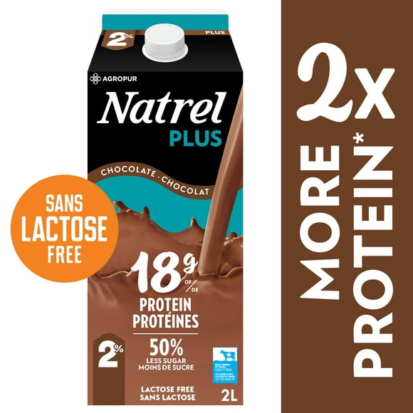 Natrel Plus 2% Chocolate Milk, 2 L