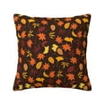 thumbnail image 1 of ZICANCN Thanksgiving Maple Decorative Throw Pillow Covers, Bed Couch Sofa Decorative Knit Pillow Covers for Living Room Farmhouse 12"x12", 1 of 8