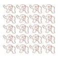 thumbnail image 1 of 20Pcs Cute Elephant Shaped Paper Clips,Rose Gold Journal Paper Clips Metal Bookmark Clips Office Supplies With Storage Box For Document Organizing, 1 of 8