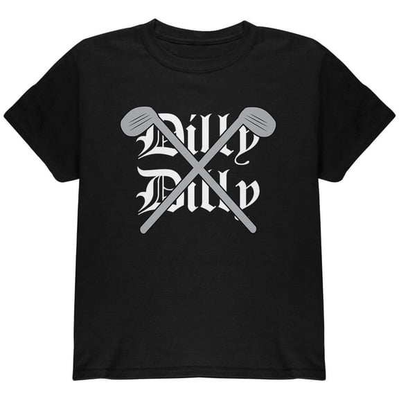 Dilly Dilly Golf Not Allowed Youth T Shirt Black YMD