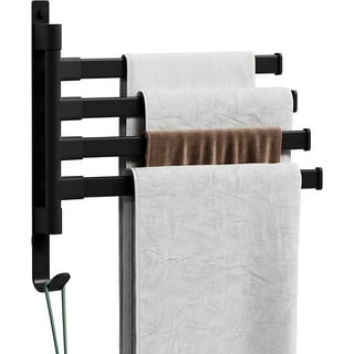  Towel Rack Wall Mounted, LAFEALO Silver Towel Rack for Bathroom,  Bath Towel Holder,Bathroom Organizer, Bathroom Towel Storage,Washcloths in  Small Bathroom/RV/Camper : Home & Kitchen