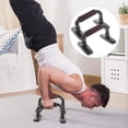 thumbnail image 1 of WHAMVOX 2Pcs Pushup Stands Black Red Color For Home Workout And Gym Training, 1 of 8