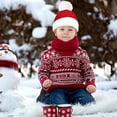 thumbnail image 4 of Yoyauz Christmas Santa Hat for Toddler Baby Soft Warm Baby Beanie Knit Hat, 4 of 7