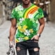 thumbnail image 5 of Ceisia Men's Slim Fit Short Sleeve T-Shirt St. Patrick's Day Themed Print Clover Spring Summer Shirt Gift, 5 of 8