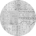 thumbnail image 1 of Ahgly Company Indoor Round Patchwork Gray Transitional Area Rugs, 7' Round, 1 of 1