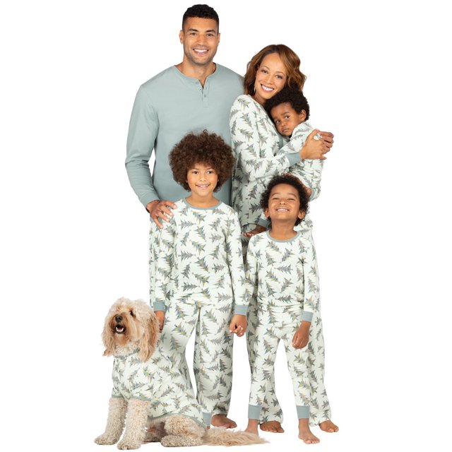 Ropa para padres e hijos para toda la familia, una familia de tres y cuatro, ropa de otoño 2024, ropa para madres e hijos, pijamas navideños de algodón para madres e hijas en stock