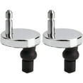 thumbnail image 1 of 2x Toilet Seat Hinges Top Close Soft Release Quick Fitting Heavy Duty Hinge Pair, 1 of 9