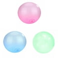 thumbnail image 2 of GadgetVLot Tpr Air Ball Transparent Bubble Ball Super Soft Stretch Inflatable Large Water Balloon Toys For 3-6 Years, 2 of 15