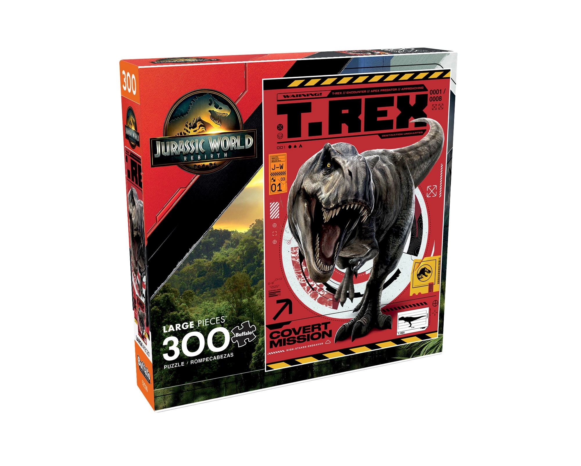 Buffalo Games T. Rex Encounter 300-Piece Interlocking Jigsaw Puzzle for Adults Ages 14-99 Years