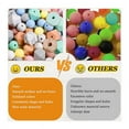 thumbnail image 4 of Silicone Beads, 120pcs Silicone Beads for Keychain Making, 4 of 6