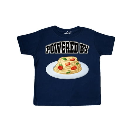 

Inktastic Powered by Spaghetti Gift Toddler Boy or Toddler Girl T-Shirt