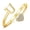 Gold, variant on 925 Sterling Silver Heart Initial Rings For Women S Stackable Ring Adjustable Initial Rings For Teen S Cute Heart Alphabet Letter Rings, Letter A-Z Ring