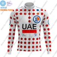 thumbnail image 3 of Maillot de ciclismo del equipo UAE 2024 de manga larga para el Giro de Italia, color rosa, ropa para ciclismo de carretera, camisetas para bicicleta de montaña, uniformes, 3 of 5