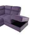 thumbnail image 5 of Legend Vansen 111.4'' Comfortable Recliner Sectional Storage Sofa in Thistle, 5 of 7